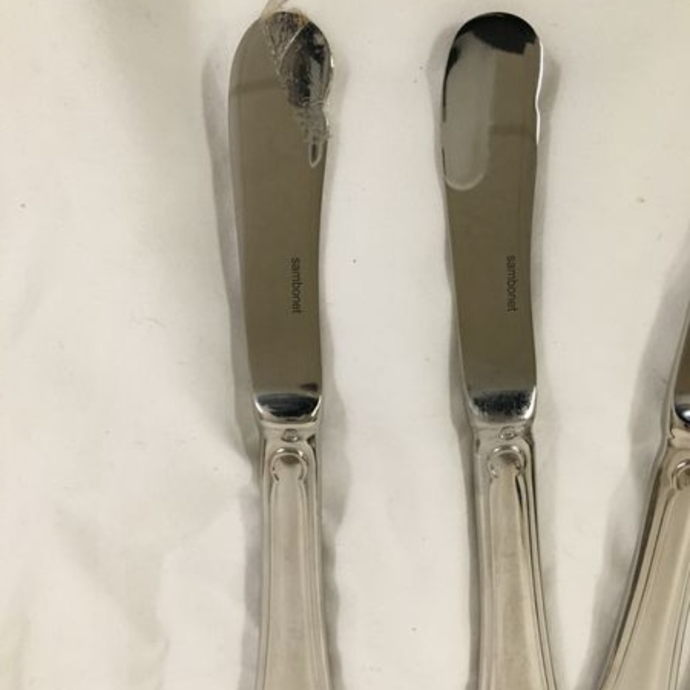 🦋67 Sambonet Rome Stainless Butter Knives